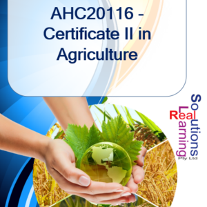 AHC20116 - Certificate II in Agriculture