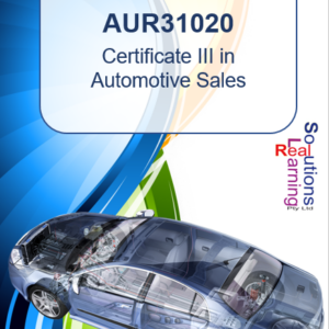 AUR31020 - Certificate III in Automotive Sales