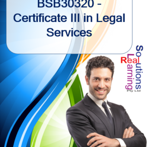 BSB30320 - Certificate III in Legal Services